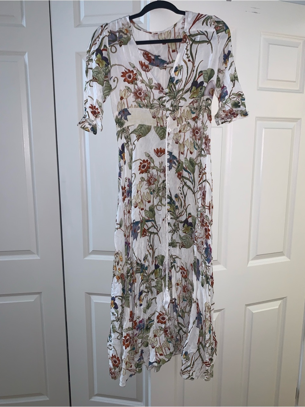 White Floral Dress